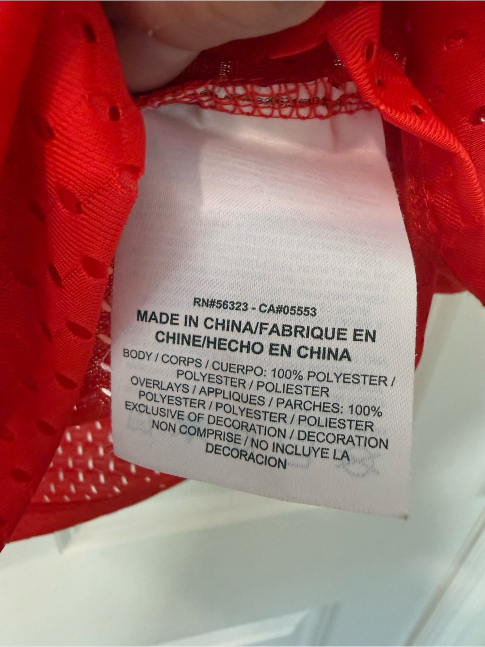 Nike Red Mesh Racerback Tank - Picture 7 of 8